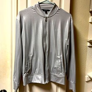 Ralph Lauren metallic athleisure jacket M